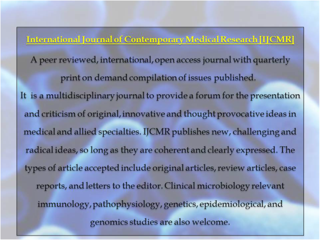 international journal of contemporary medical research impact factor
